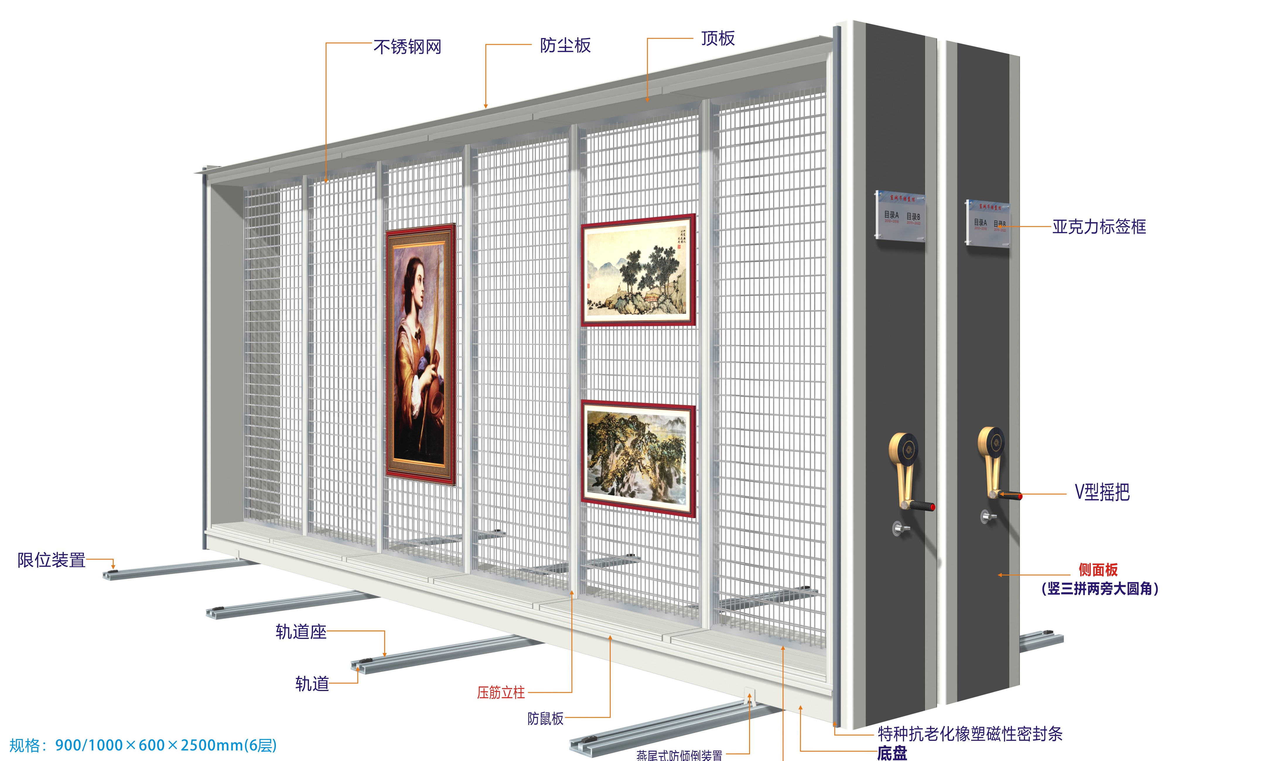 手动挂画架